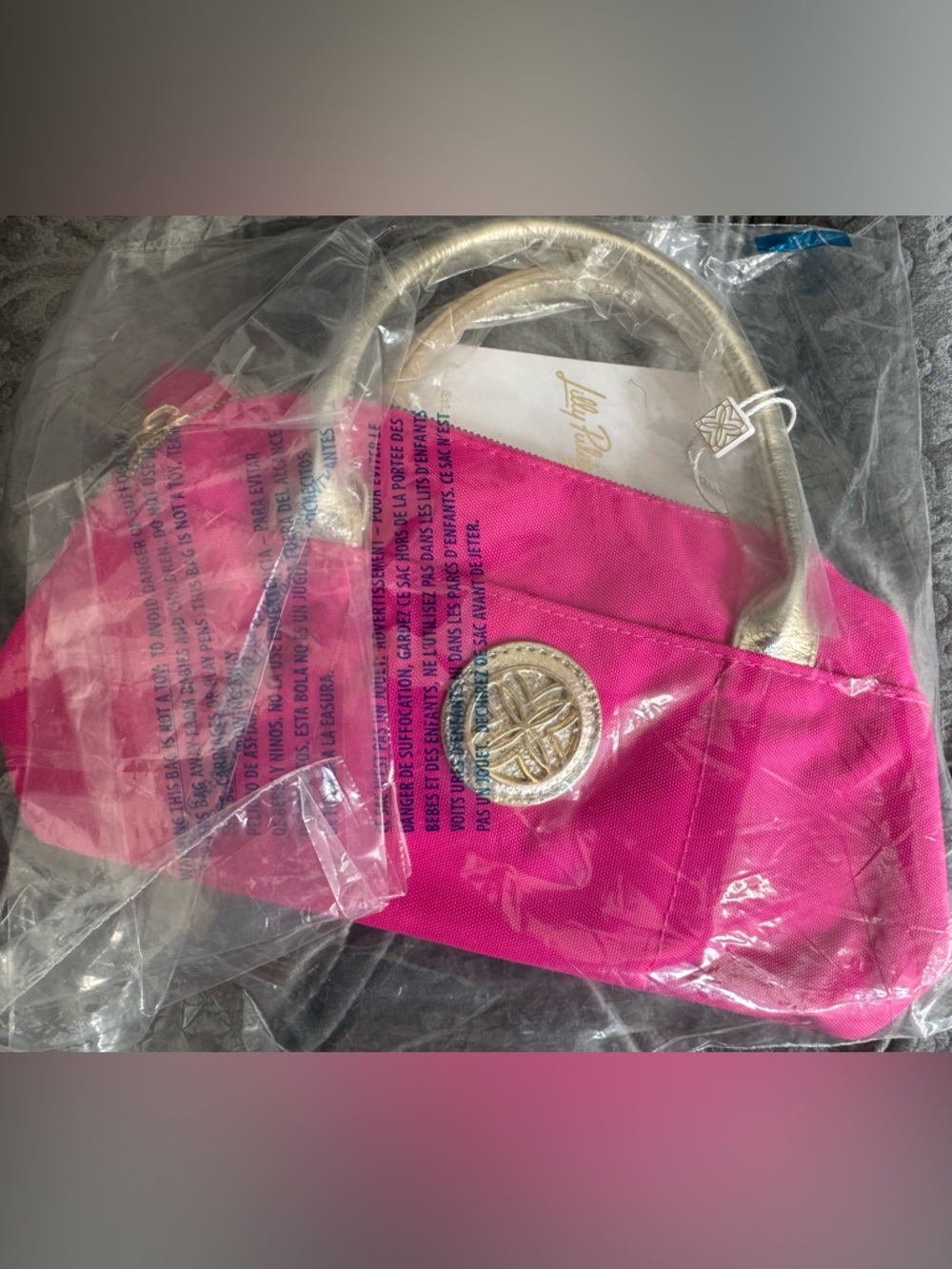 NWT Lilly Pulitzer Kerrington Top Handle Mini Bag “Parigi Pink” - Picture 7 of 9